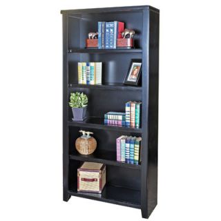 kathy ireland Home by Martin Furniture Tribeca Loft   Black Office Bookcase T