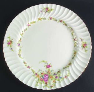 Minton Lorraine #S560 (White Border) 15 Chop Plate (Round Platter), Fine China