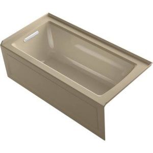 Kohler K 1946 LA 33 Archer 60 x 30 Integral Apron Bath with Tile Flange & Left