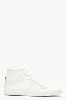 Golden Goose White Leather Limited Edition 2.12 Mid_top Sneakers