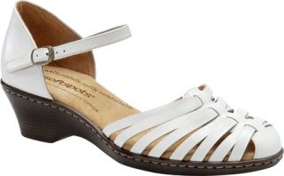 Womens Softspots Tatianna   White Leather Casual Shoes