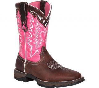 Womens Durango Boot 10 Pink Ribbon Lady Rebel   Dark Brown/Pink Boots
