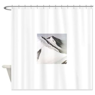  Snow covered flank of Mt. McKinley, Shower Curtain  Use code FREECART at Checkout