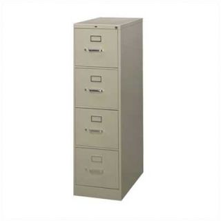 HON 210 Series 4 Drawer Legal Vertical File 214CP Finish Putty