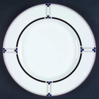 Studio Nova Exhibition 12 Chop Plate/Round Platter, Fine China Dinnerware   Bla