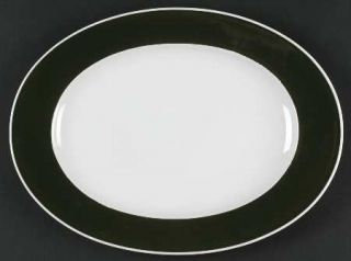Rosenthal   Continental Olive 12 Oval Serving Platter, Fine China Dinnerware  