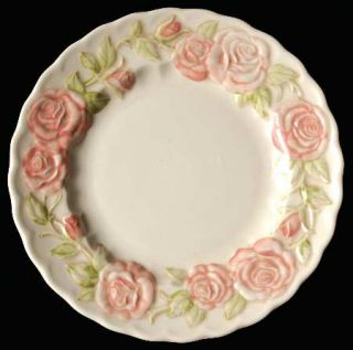 Metlox   Poppytrail   Vernon Vernon Rose Pink Salad Plate, Fine China Dinnerware