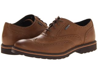 Rockport Ledge Hill Waterproof Wing Mens Shoes (Tan)