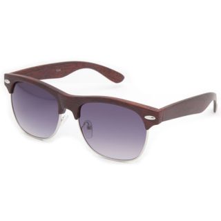 Teak Wood Print Club Sunglasses Wood One Size For Men 231331461