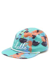 Mens Ambsn Backpack   Ambsn Hello Camper 5 Panel Hat