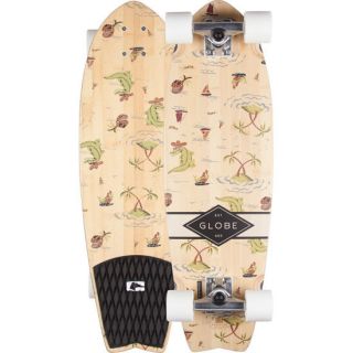 Sun City Skateboard Bamboo/Palms One Size For Men 240336414