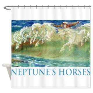  Neptunes Horses Shower Curtain  Use code FREECART at Checkout