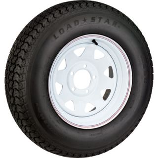 High Speed Radial Trailer Tire Assembly, Spoked, ST205/75R14
