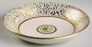 Stangl Florentine Coupe Soup Bowl, Fine China Dinnerware   Incised Scroll With B