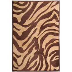 Meticulously Woven Multi Colored Calurnet Animal Print Rug (22 X 3)