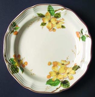 Mikasa Goldwood Salad Plate, Fine China Dinnerware   Heritage Line       Yellow
