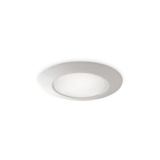 Halo 170PS Recessed Lighting Trim, 6 Line Voltage Reflector Cone Shower Trim White with Frosted Albalite Lens