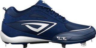 Womens 3N2 Rally Metal PT Fastpitch   Navy/White Baseball Cleats