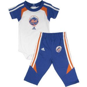 New York Mets adidas MLB Infant Creeper & Pant Set