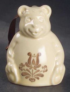 Pfaltzgraff Village (Made In Usa) Ornament Bear, Fine China Dinnerware   Brown D