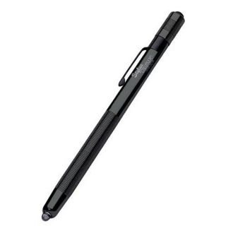 Streamlight 65018 Stylus Flashlight 61/4 Inch Penlight with Pocket Clip and White LED Black