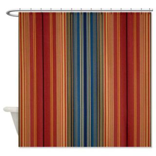  Masculine Rusty striped Shower Curtain  Use code FREECART at Checkout