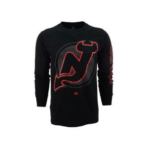 New Jersey Devils Majestic NHL Goal Crease Long Sleeve T Shirt