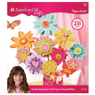 American Girl Crafts   Paper Posies Pad Activity