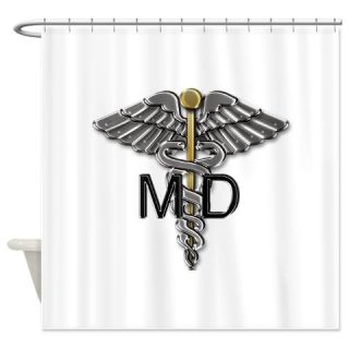  MD Symbol Shower Curtain  Use code FREECART at Checkout