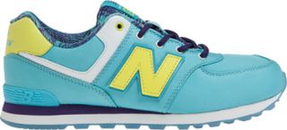 Childrens New Balance KL574   Blue/Yellow Casual Shoes