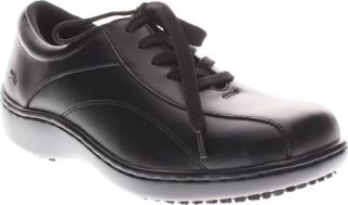 Womens Spring Step Monaco   Black Leather Casual Shoes