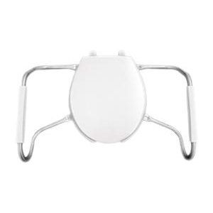 Bemis MA2050T 000 Universal Medic Aid STA TITE Round Open Front Toilet Seat in W