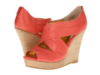 Seychelles Risky Business Womens Wedge Shoes (Coral)