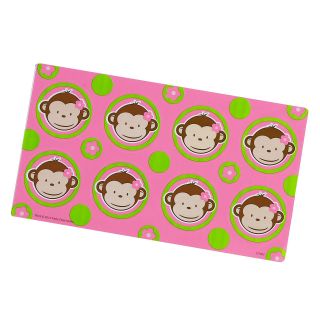 Pink Mod Monkey Small Lollipop Sticker Sheet