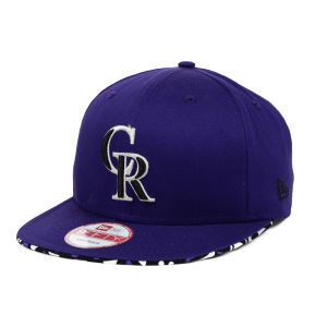 Colorado Rockies New Era MLB Cross Colors 9FIFTY Snapback Cap