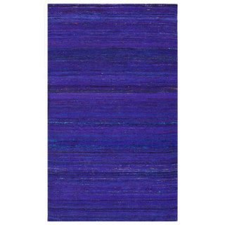 Nuloom Handmade Flatweave Lines Multi Purple Rug (47 X 67) (PurplePattern AbstractTip We recommend the use of a non skid pad to keep the rug in place on smooth surfaces.All rug sizes are approximate. Due to the difference of monitor colors, some rug col