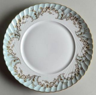 Royal Tettau Duchess Blue Green Salad Plate, Fine China Dinnerware   Bluegreen B