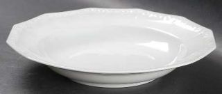 Rosenthal   Continental Maria White (12 Sided) Rim Soup Bowl, Fine China Dinnerw