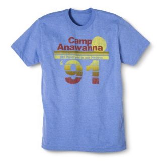 Mens Salute Your Shorts Camp Anawanna 91 Graphic Tee   Lite Blue XXL