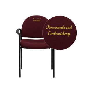 FlashFurniture Personalized Comfortable Stackable Steel Side Chair BT 516 1 B