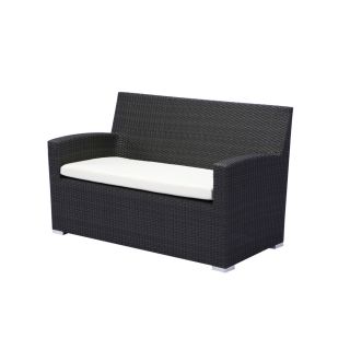 St. Tropez Outdoor Loveseat (EspressoBrand Source Environmentally responsible resin wicker Hospitality gradeDesigned to be outside in the elements 24/7Dura Weave is made from high density polyethyleneColor and UV protection is saturated throughout the we
