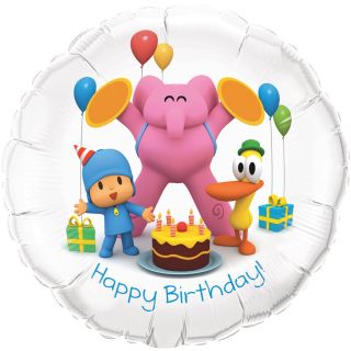 Pocoyo Happy Birthday Foil Balloon