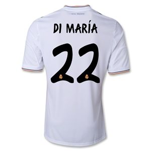 adidas Real Madrid 13/14 DI MARIA Home Soccer Jersey