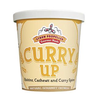 Straw Propeller Curry Up Oatmeal (case Of 12)