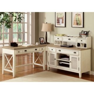 Riverside Coventry Two Tone Computer Credenza with Options Multicolor   RVS1898 