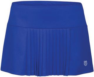 Womens K Swiss Accomplish Pleated Skirt   Pigment Blue Athletic Apparel