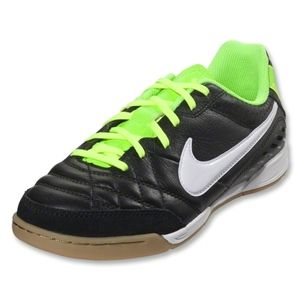 Nike Tiempo Natural IV IC Junior (Black/Electric Green)