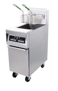 Frymaster / Dean Open Fryer w/ Timer Controller & 50 lb Oil Capacity, Stainless, NG