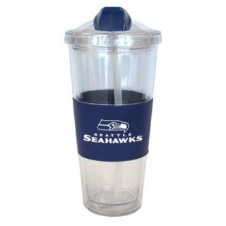 Boelter Brands NFL 2 Pack Seattle Seahawks No Spill Tumbler with Straw   22 oz