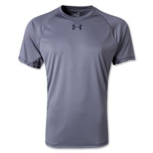 Under Armour HeatGear Flyweight T Shirt (Gray)